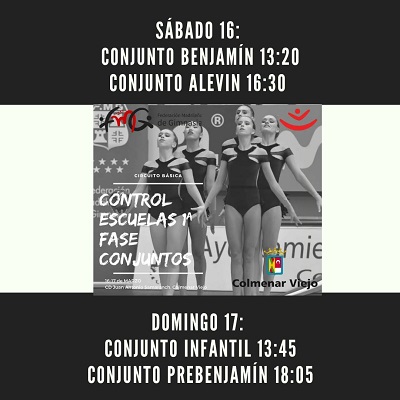 Comienza la competición de Federación Escuelas: 1ª Fase de Conjuntos!!