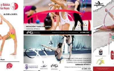 Este finde: Super Escuelas en Sanse, Gimnasticup, Clasificatorio Copa Base y Federación Iniciación