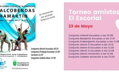 Este finde vamos al Torneo San Isidro Alcobendas y a El Escorial