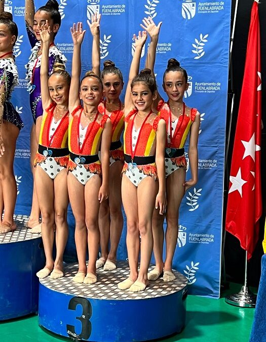 Bronce para las alevines en el I Torneo Solidario Gimnástico Fuenlabrada